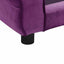 hundesofa 72x45x30 cm plys bordeauxfarvet