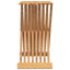 foldbar taburet 40x32,5x70 cm massivt teaktræ