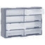 skuffereol med 8 store skuffer 52x16x37 cm