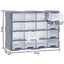 skuffereol med 16 skuffer 52x16x37 cm