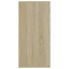 skænk 80x36x75 cm konstrueret træ sonoma-eg