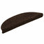 trappemåtter selvklæbende 10 stk. 56x17x3 cm brune halvrunde
