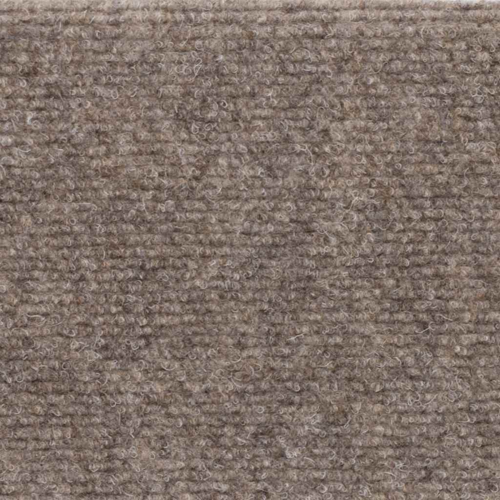 trappemåtter selvklæbende 10 stk. 56x17x3 cm beige halvrunde