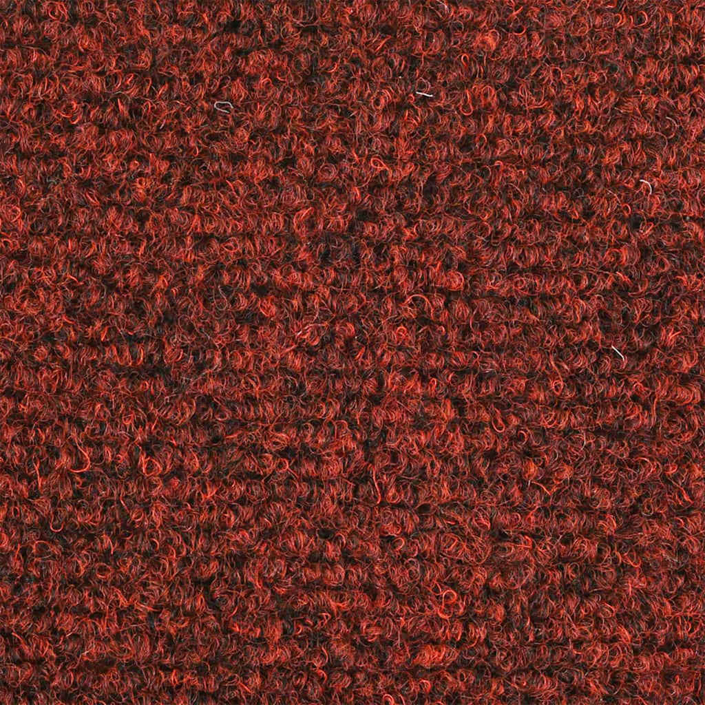 trappemåtter selvklæbende 5 stk. 65x21x4 cm bordeauxrød halvrund stor