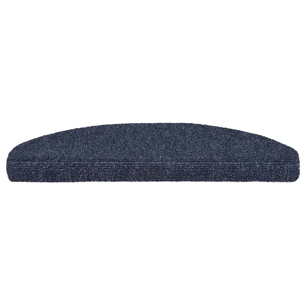 trappemåtter selvklæbende 5 stk. 65x21x4 cm blå halvrund store