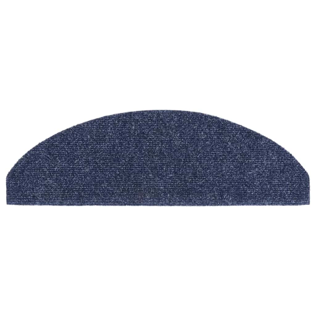 trappemåtter selvklæbende 5 stk. 65x21x4 cm blå halvrund store