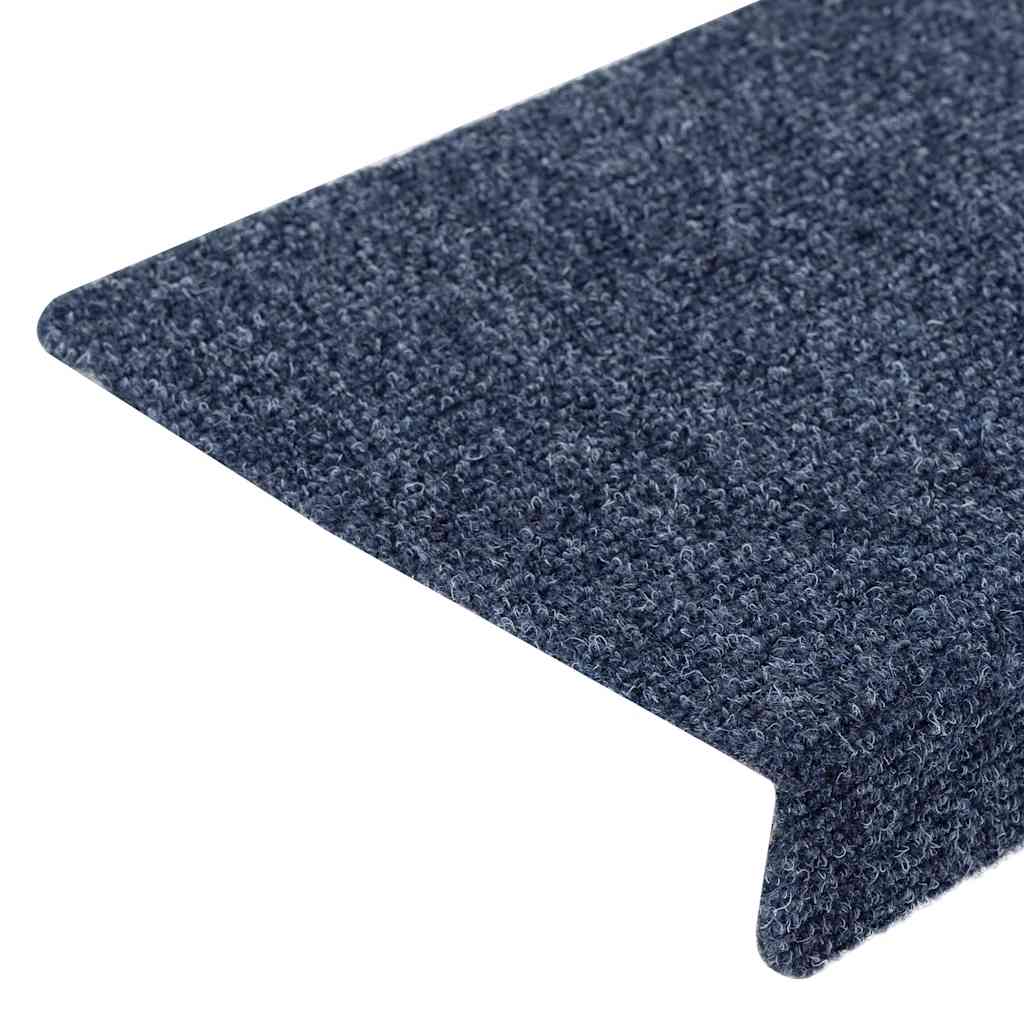 trappemåtter selvklæbende 5 stk. 65x21x4 cm antracit rektangulær kant