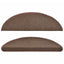 trappemåtter 10 stk. 56x17x3 cm kaffebrune halvrund