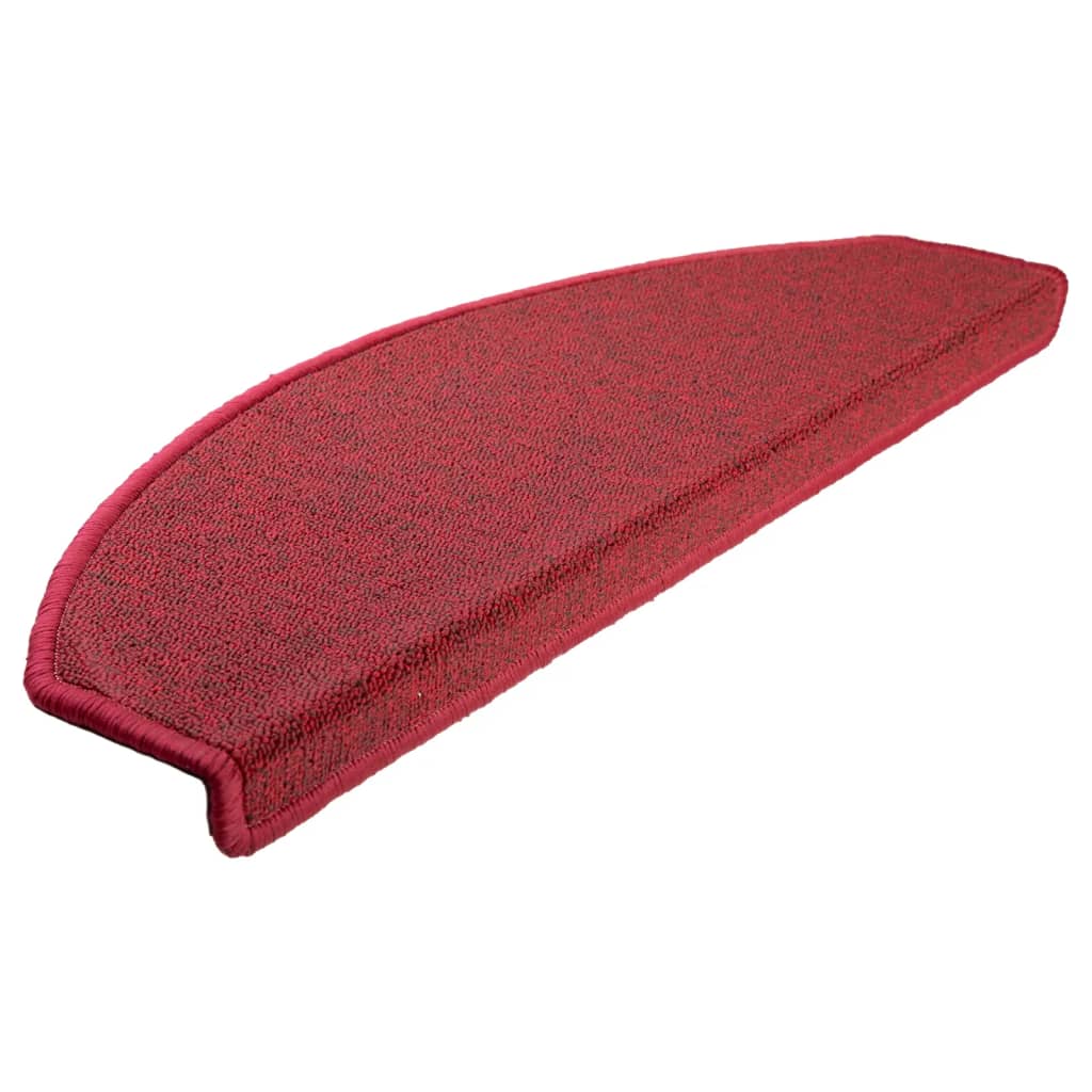 trappemåtter 10 stk. 65 x 24 x 4 cm rød halvrund store