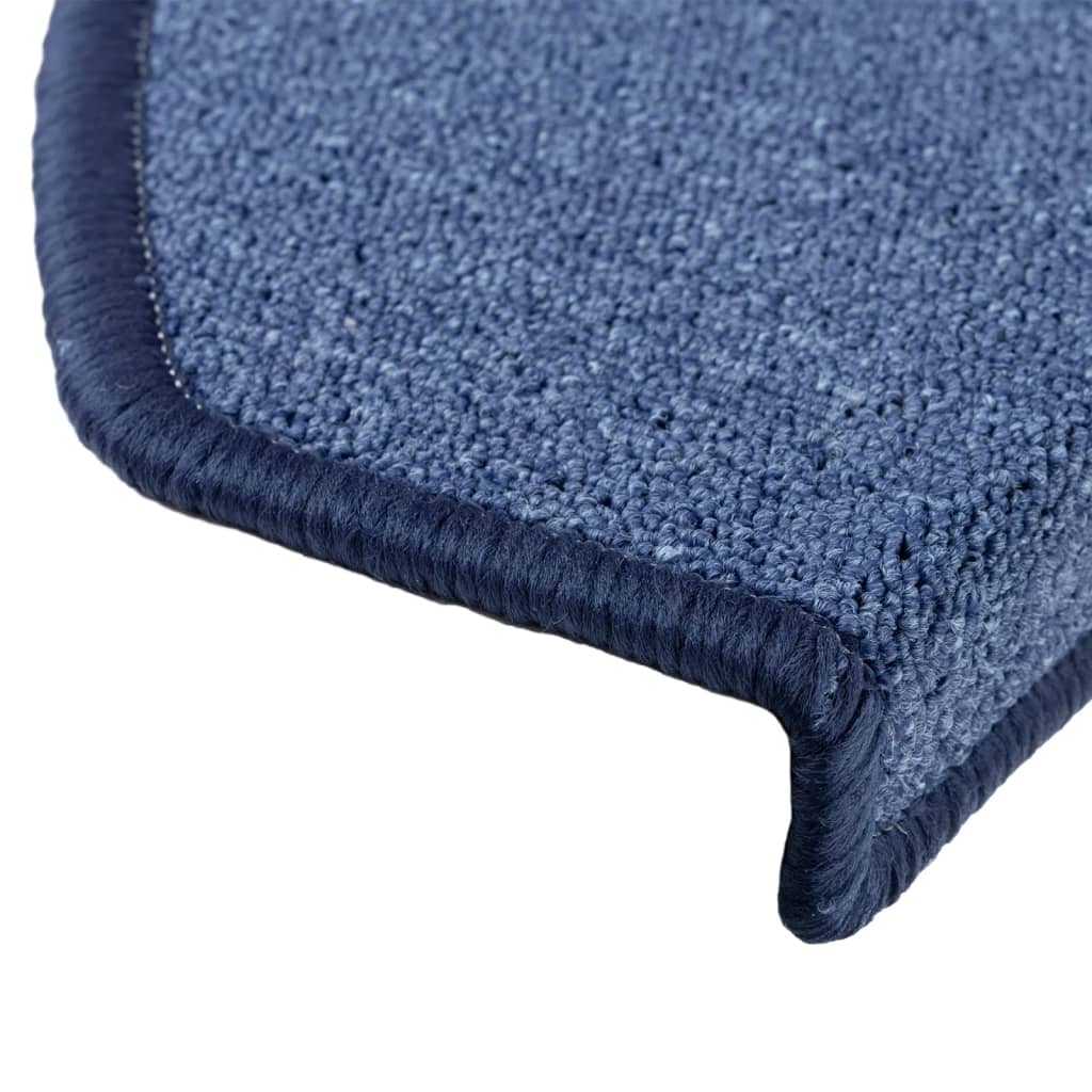 trappemåtter 10 stk. 65x24x4 cm blå halvrund store
