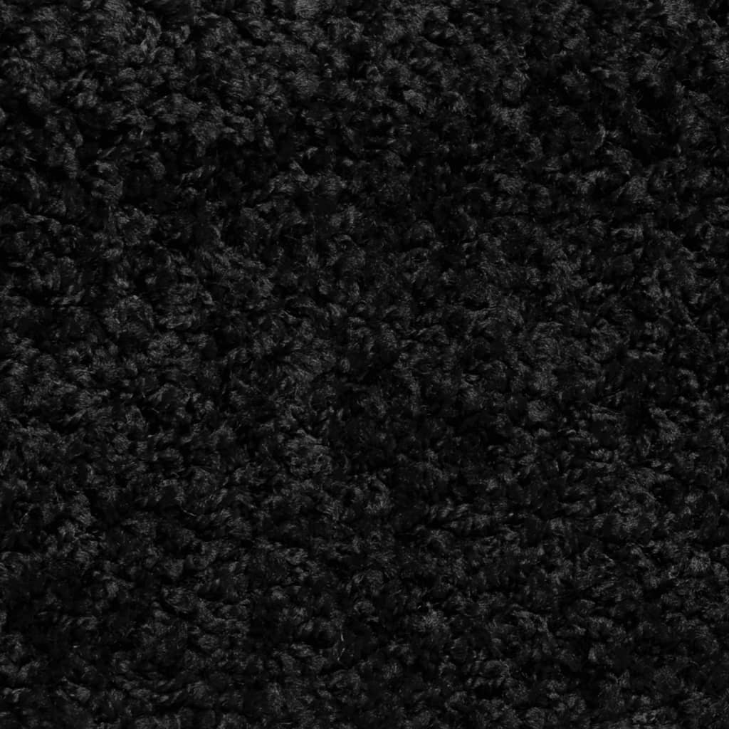 trappemåtter 10 stk. 56x17x3 cm sorte halvrunde
