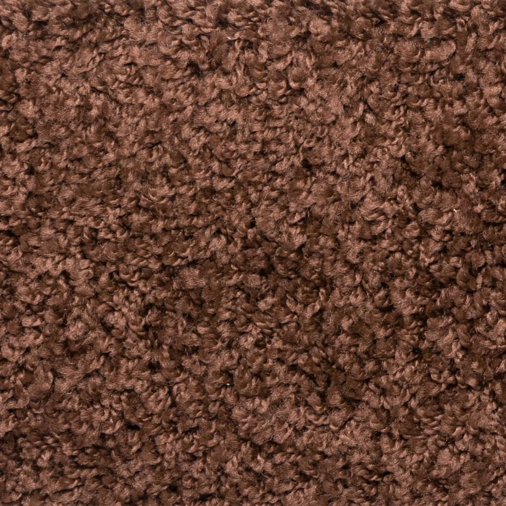 trappemåtter 10 stk. 56x17x3 cm brune halvrunde