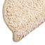 trappemåtter 10 stk. 56x17x3 cm cremefarvede halvrund