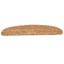 trappemåtter 10 stk. 65x21x4 cm beige halvrund store