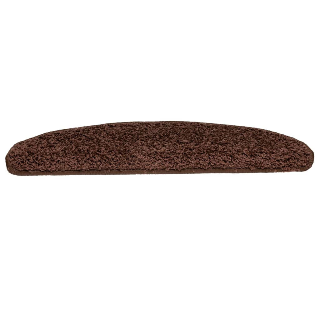 trappemåtter 10 stk. 65x21x4 cm brune halvrund store