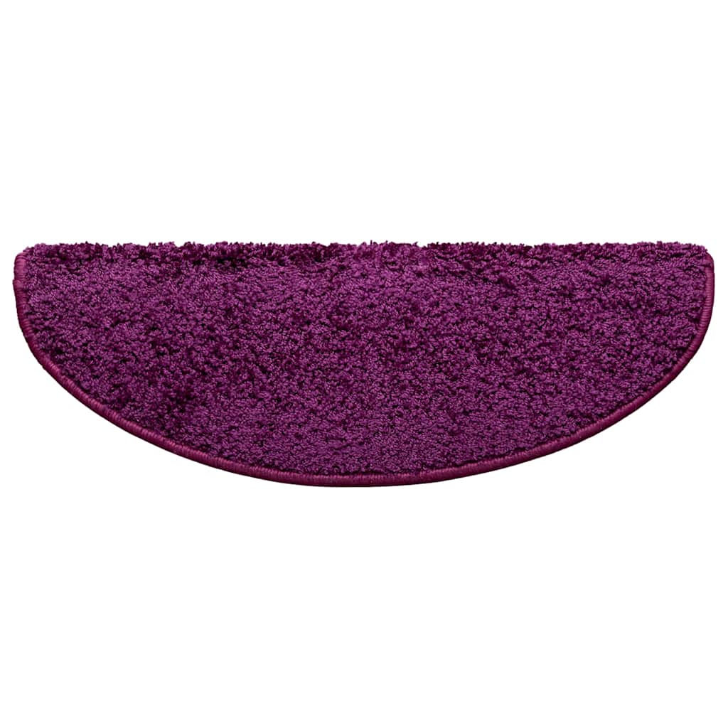 trappemåtter 10 stk. 65x21x4 cm violet halvrund stor