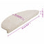 trappemåtter 10 stk. 65x21x4 cm hvide halvrunde store