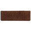 trappemåtter 10 stk. 65x21x4 cm brune rektangulære kanter