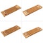 selvklæbende trappemåtter 5 stk. 65x21x4 cm beige