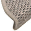 selvklæbende trappemåtter 15 stk. 56x17x3 cm sisal-look sølv