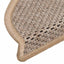 selvklæbende trappemåtter 15stk. 56x17x3cm sisal-look lys beige