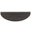 selvklæbende trappemåtter 15 stk. 65x21x4cm sisal-look antracit