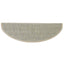 selvklæbende trappemåtte 15 stk. 65x21x4 cm sisal-look lysegrøn