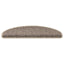 selvklæbende trappemåtter 15 stk. 65x21x4 cm sisal-look beige