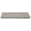 selvklæbende trappemåtter 15 stk. 65x21x4 cm sisal-look sølv