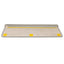 selvklæbende trappemåtter 15 stk. 65x21x4 cm sisal-look sølv
