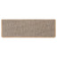 selvklæbende trappemåtter 15stk. 65x21x4cm sisal-look lys beige