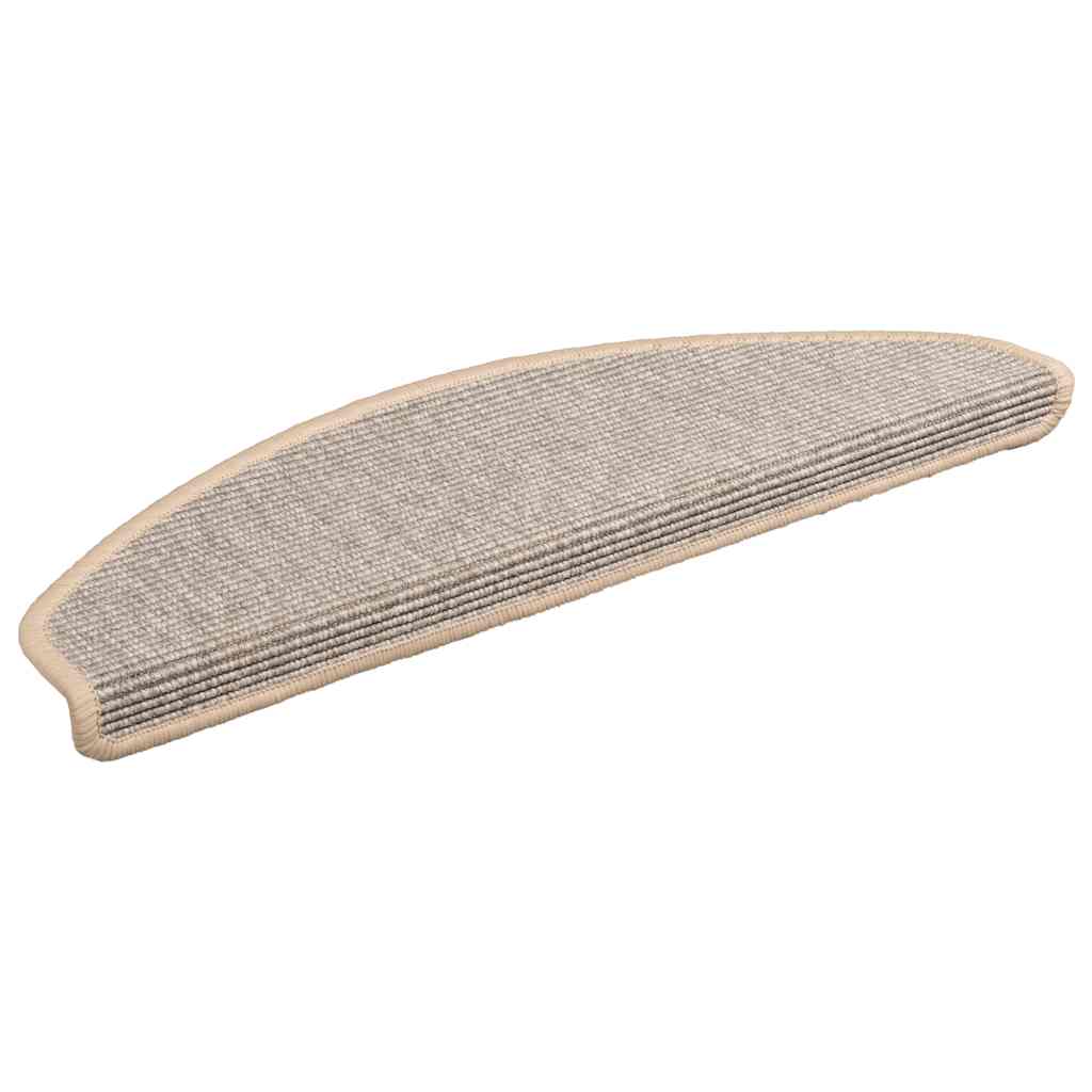trappemåtter 15 stk. 65x21x4 cm sølv halvrund store