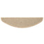trappemåtter 15 stk. 65 x 21 x 4 cm lys beige halvrund store
