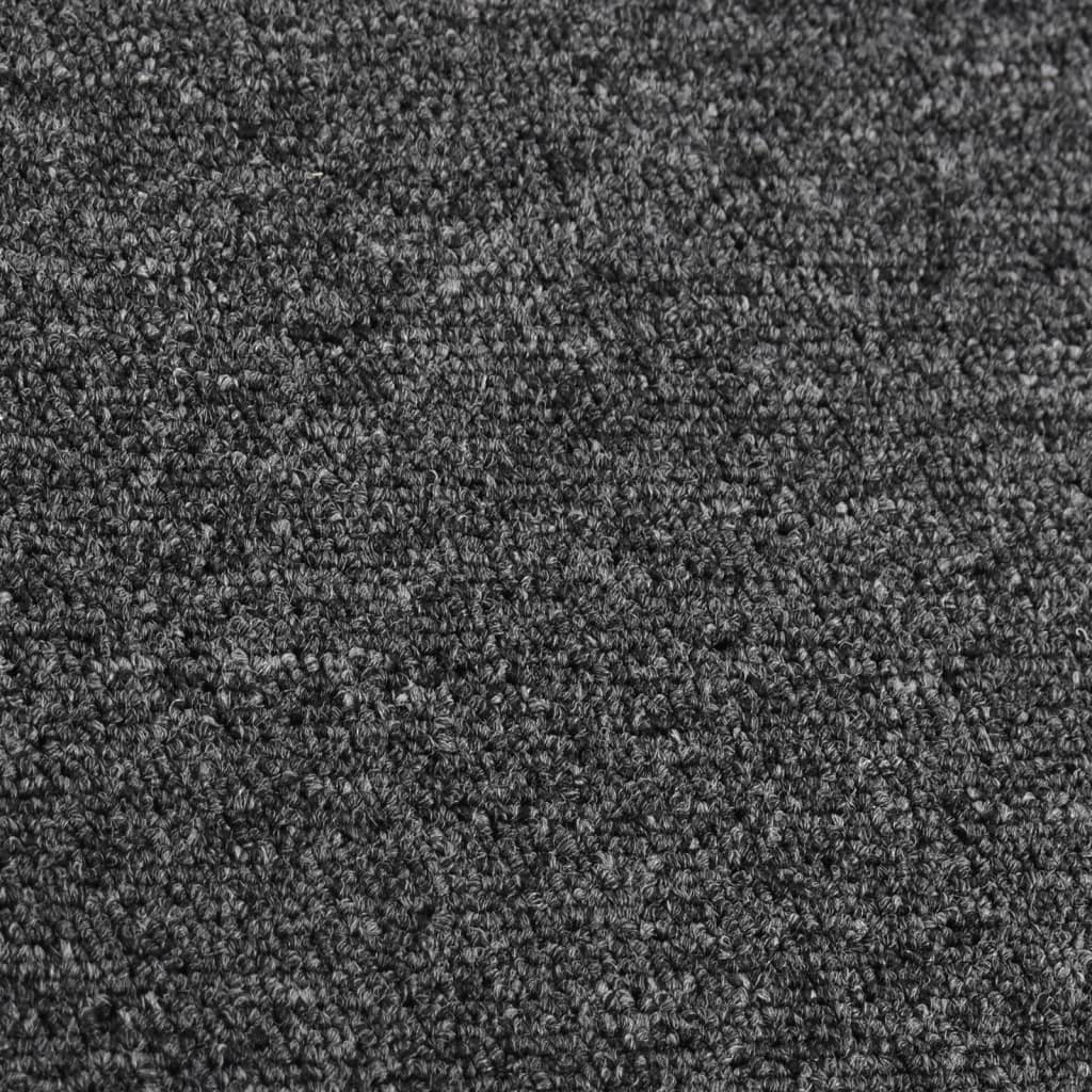 tæppeløber 80x150 cm antracitgrå