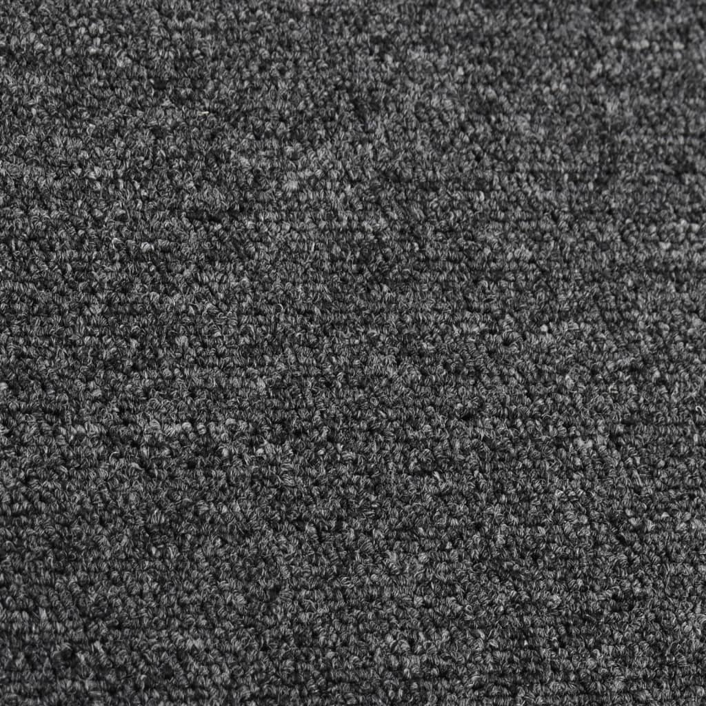 tæppeløber 80x400 cm antracitgrå