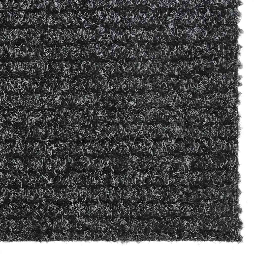 snavsbestandig tæppeløber 100x400 cm antracitgrå