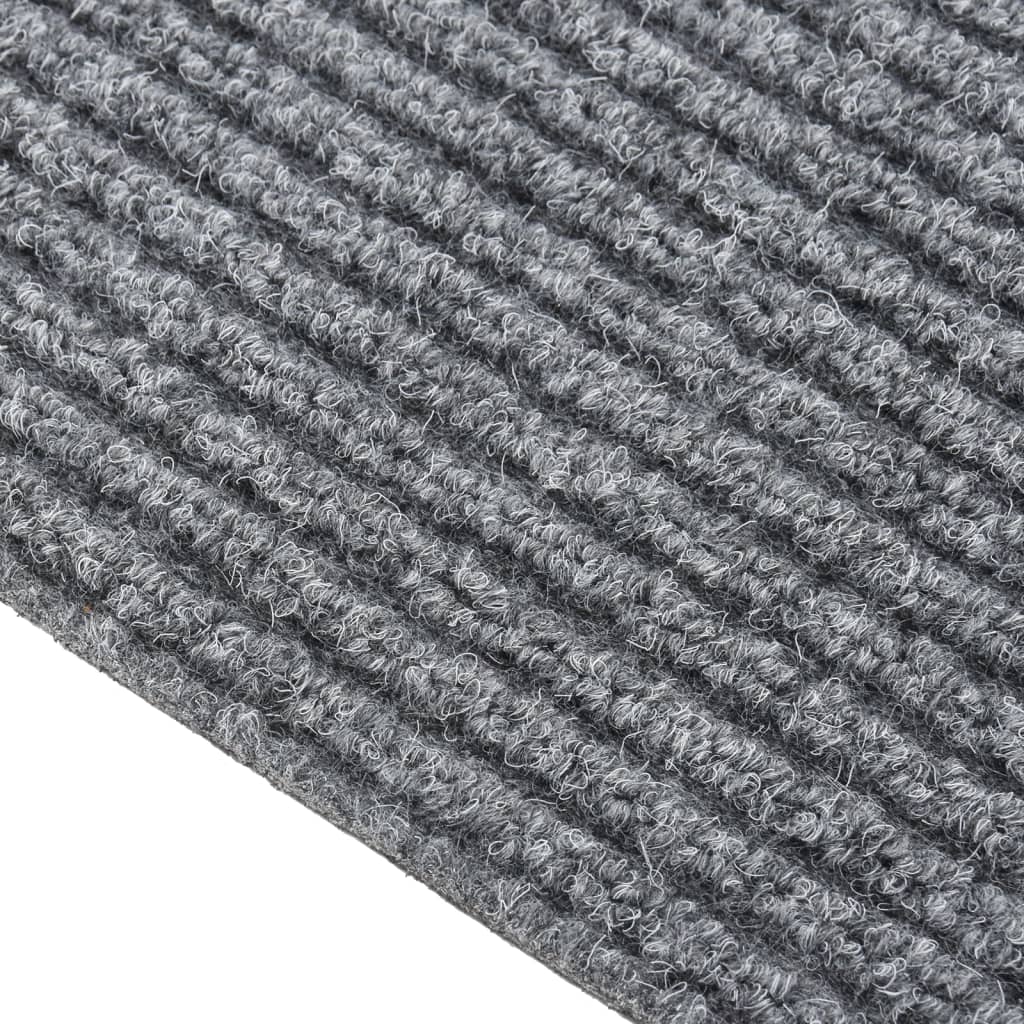 snavsbestandig tæppeløber 100x300 cm grå