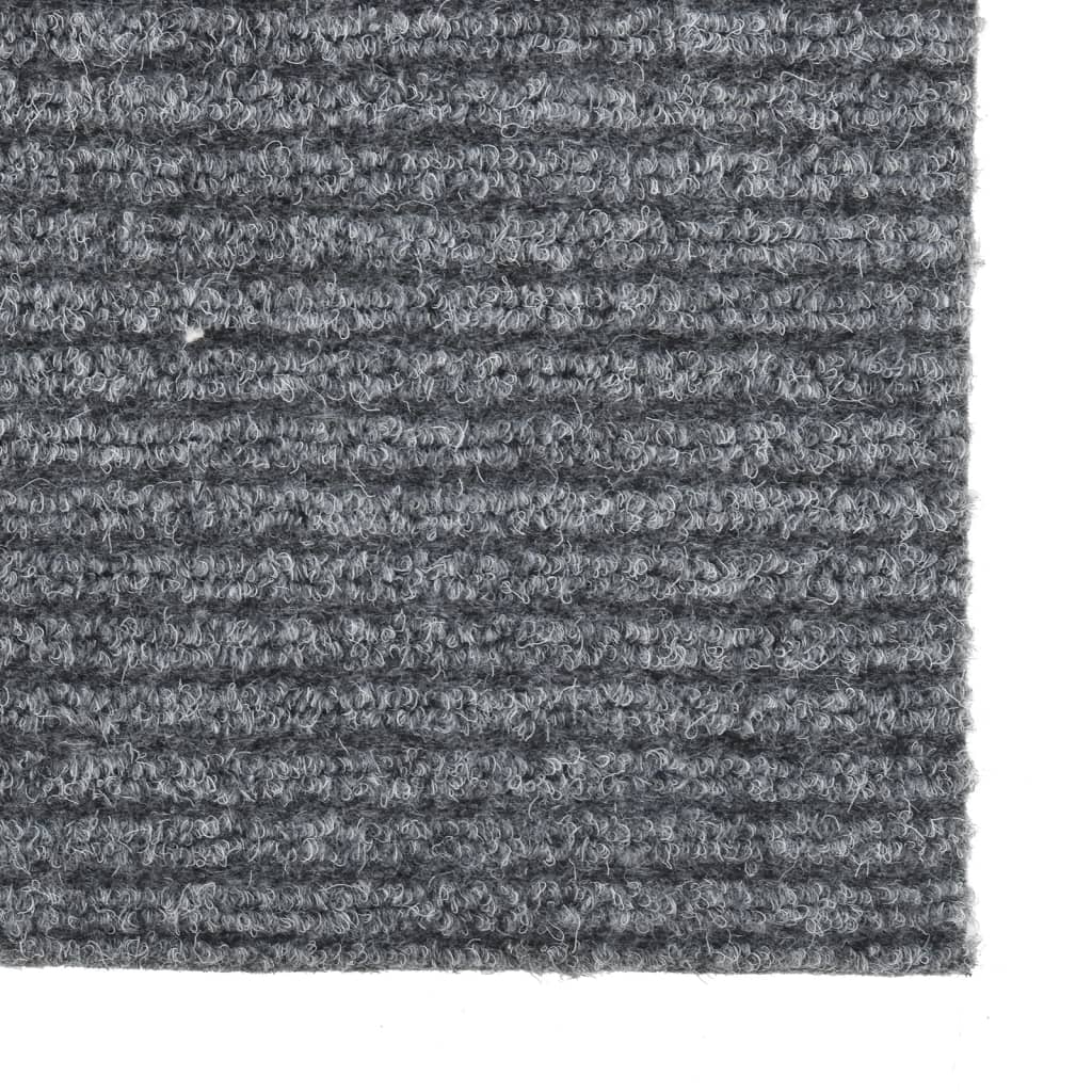snavsbestandig tæppeløber 100x350 cm grå