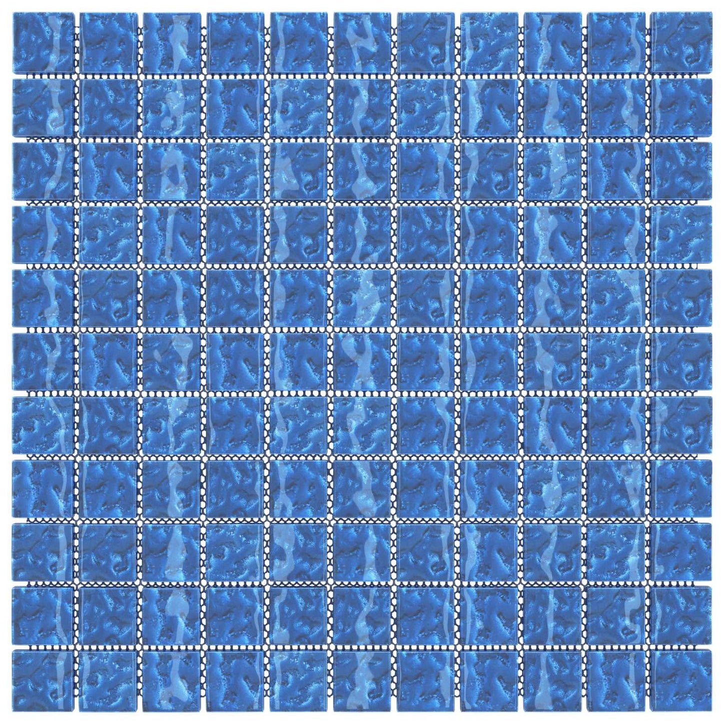 Mosaikflise 11 pcs Blå 50 x 50 cm Glas