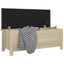 opbevaringskasse m. hynde 105x40x45cm konstrueret træ sonoma-eg