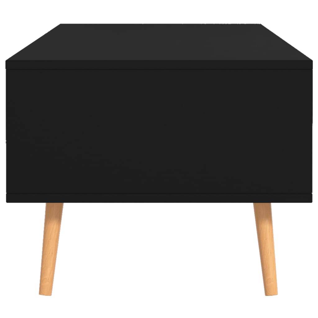 sofabord 100x49,5x43 cm konstrueret træ sort