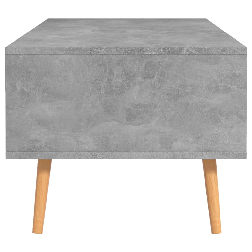 sofabord 100x49,5x43 cm konstrueret træ betongrå
