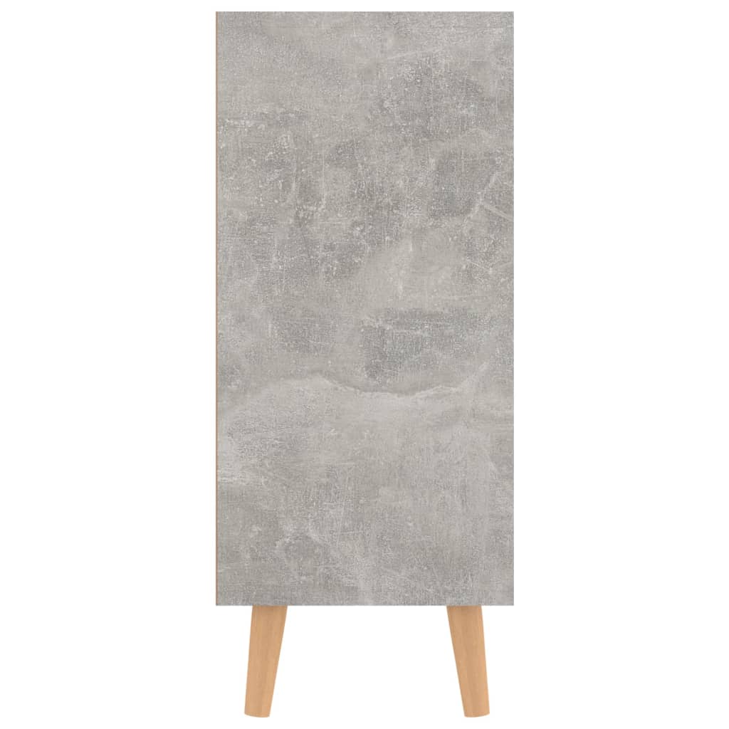 skænk 90x30x72 cm konstrueret træ betongrå
