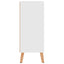 skænk 60x30x72 cm konstrueret træ hvid