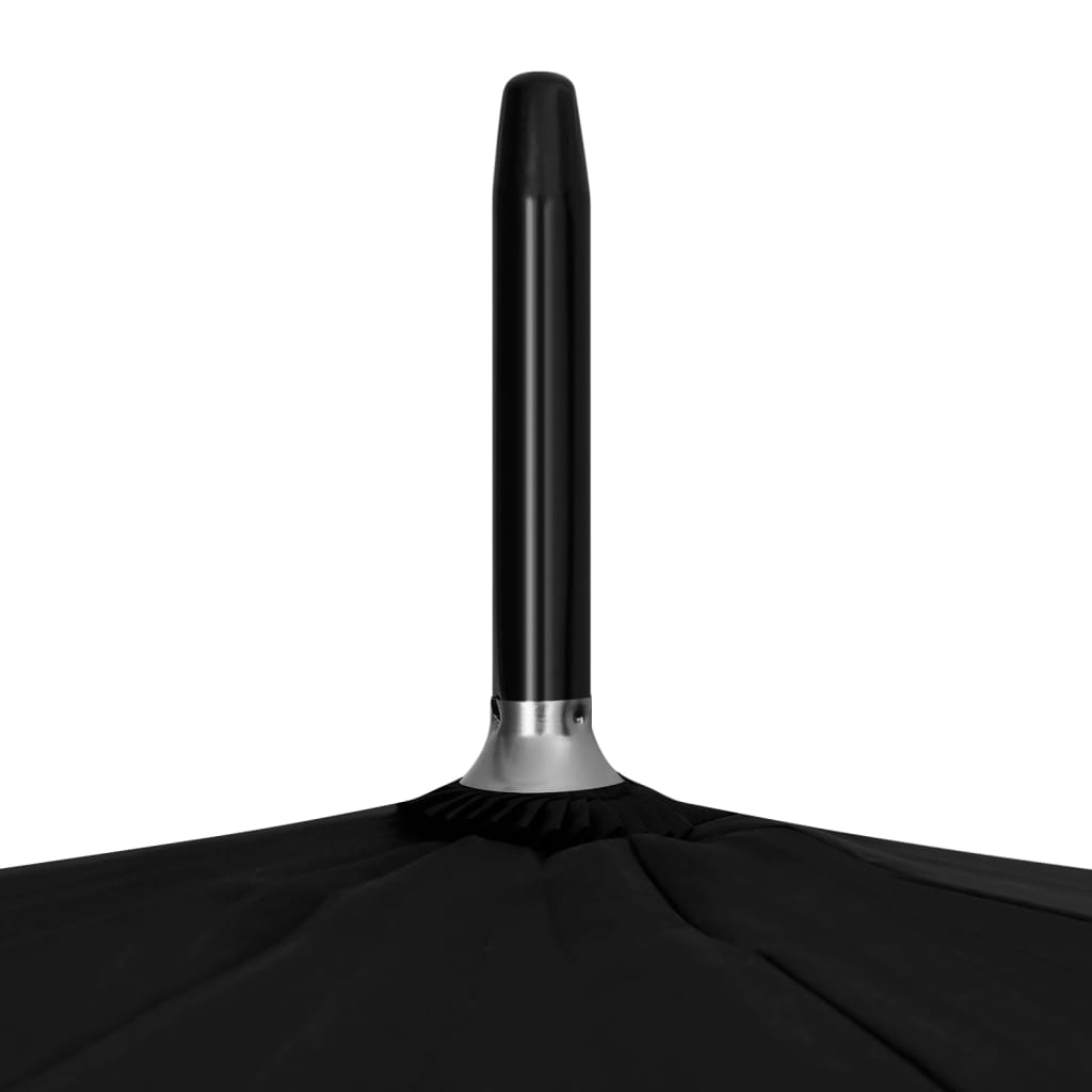 paraply 130 cm sort