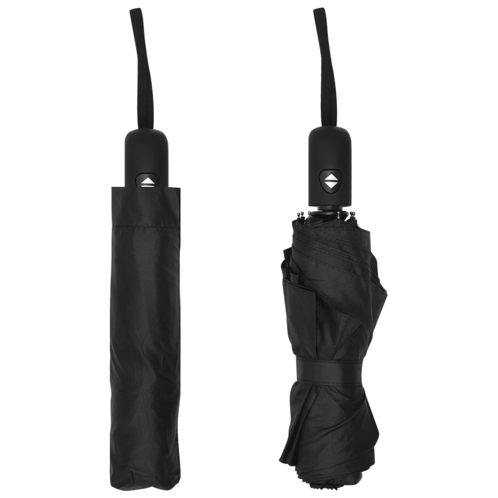 paraply 95 cm automatisk åbning og lukning sort