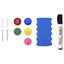 magnetisk whiteboard 110x60 cm stål hvid