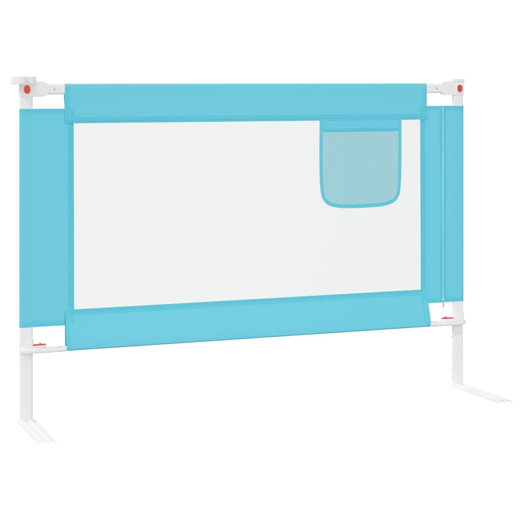 sengehest 100x25 cm stof blå