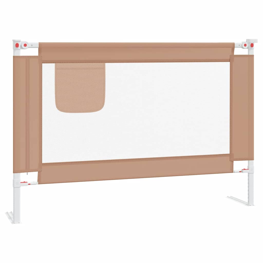 sengehest 100x25 cm stof gråbrun