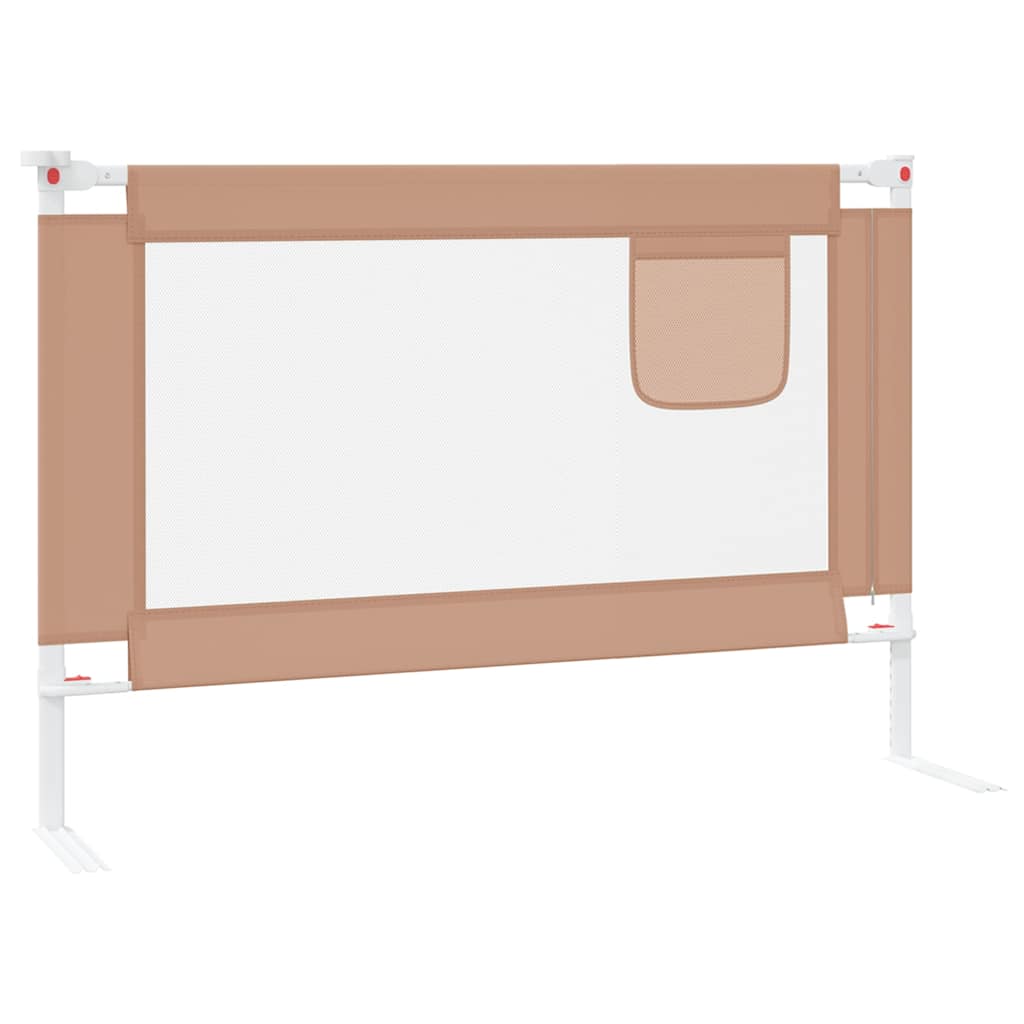 sengehest 100x25 cm stof gråbrun